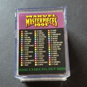1993 Marvel Masterpieces Card Set